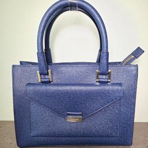Cole Haan Navy Amalia Satchel